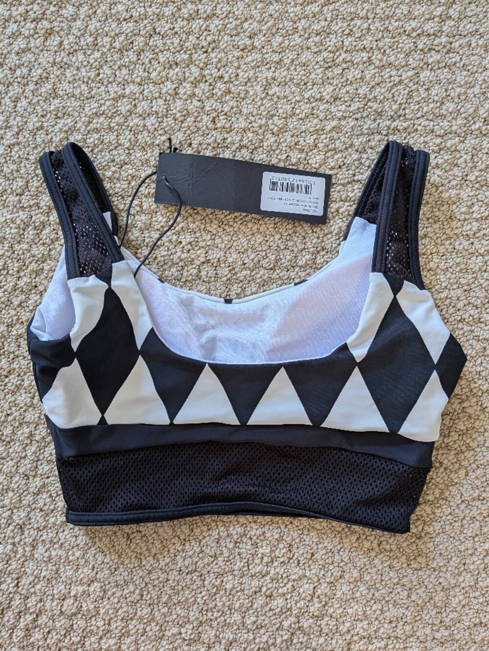 Disturbia Ragdoll Mesh Bikini Top Size 4 us - Picture 2 of 5